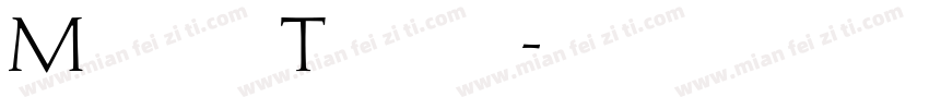 Medici Textttf字体转换